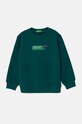 Детская хлопковая кофта United Colors of Benetton хлопок зелёный 3J70G10F0.P.Seasonal