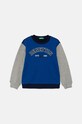 United Colors of Benetton bluza bawełniana dziecięca nadruk niebieski 3J70G10F0.P.Seasonal