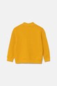 Παιδική βαμβακερή μπλούζα United Colors of Benetton 3J70G5033.P.Seasonal κίτρινο AW24