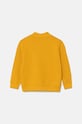 Παιδική βαμβακερή μπλούζα United Colors of Benetton 3J70G5033.P.Seasonal κίτρινο AW24