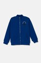 United Colors of Benetton hanorac de bumbac pentru copii cu modele albastru 3J70G5033.P.Seasonal