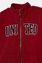 Хлопчик Дитяча бавовняна кофта United Colors of Benetton 3J70G5033.P.Seasonal бордо