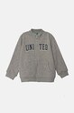 Дитяча бавовняна кофта United Colors of Benetton бавовна сірий 3J70G5033.P.Seasonal