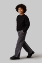 Calvin Klein Jeans felpa per bambini IB0IB02203.9BYH nero