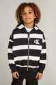 Detská bavlnená mikina Calvin Klein Jeans bavlna čierna IB0IB02332.9BYH