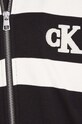 Detská bavlnená mikina Calvin Klein Jeans čierna IB0IB02332.9BYH