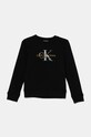 Dětská mikina Calvin Klein Jeans IB0IB02337.9BYH černá AW24