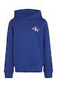 Detská bavlnená mikina Calvin Klein Jeans IU0IU00266.128.176.9BYH modrá AW24