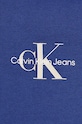 Detská bavlnená mikina Calvin Klein Jeans modrá IU0IU00266.128.176.9BYH
