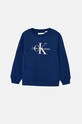 Calvin Klein Jeans bluza bawełniana dziecięca IU0IU00675.104.116.9BYH niebieski AW24