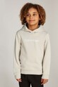 Детская хлопковая кофта Calvin Klein Jeans с капюшоном бежевый IU0IU00679.104.116.9BYH