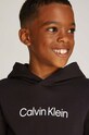 Dětská bavlněná mikina Calvin Klein Jeans černá IU0IU00679.104.116.9BYH
