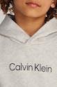 Дитяча бавовняна кофта Calvin Klein Jeans IU0IU00679.128.176.9BYH сірий