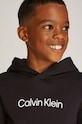 Calvin Klein Jeans hanorac de bumbac pentru copii negru IU0IU00679.128.176.9BYH