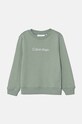 Calvin Klein Jeans bluza bawełniana dziecięca IU0IU00680.104.116.9BYH zielony AW24