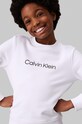 Calvin Klein Jeans bluza bawełniana dziecięca IU0IU00680.128.176.9BYH biały