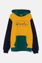 United Colors of Benetton bluza bawełniana dziecięca nadruk żółty 3J68C203N.G.Seasonal