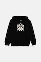 Dětská bavlněná mikina United Colors of Benetton potisk černá 3J68C203N.G.Seasonal