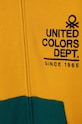 Chłopiec United Colors of Benetton bluza bawełniana dziecięca 3J68C503X.G.Seasonal żółty