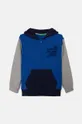 Детская хлопковая кофта United Colors of Benetton с капюшоном тёмно-синий 3J68C503X.G.Seasonal