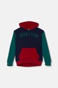 United Colors of Benetton bluza bawełniana dziecięca z kapturem multicolor 3J68C503X.G.Seasonal