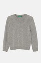 Παιδικό βαμβακερό πουλόβερ United Colors of Benetton άλλο γκρί 1294G100P.P.Seasonal