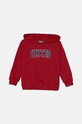 Дитяча бавовняна кофта United Colors of Benetton з капюшоном бордо 3J68G200Q.P.Seasonal