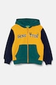 United Colors of Benetton bluza bawełniana dziecięca nadruk żółty 3J68G5034.P.Seasonal