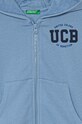 Хлопчик Дитяча бавовняна кофта United Colors of Benetton 3J68G5034.P.Seasonal блакитний