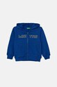 United Colors of Benetton hanorac de bumbac pentru copii print albastru 3J68G5034.P.Seasonal