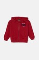 United Colors of Benetton bluza bawełniana dziecięca nadruk bordowy 3J68G5034.P.Seasonal