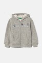 Дитяча бавовняна кофта United Colors of Benetton візерунок сірий 3J68G5034.P.Seasonal
