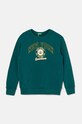 United Colors of Benetton bluza bawełniana dziecięca nadruk zielony 3FWYC10K6.G.Seasonal