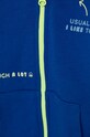Băieți United Colors of Benetton hanorac de bumbac pentru copii 3FWYG5039.P.Seasonal albastru