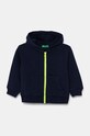 Дитяча бавовняна кофта United Colors of Benetton 3FWYG5039.P.Seasonal темно-синій AW24