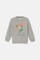 Дитяча бавовняна кофта United Colors of Benetton бавовна сірий 3FWYG10FN.P.Seasonal