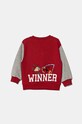 Детская хлопковая кофта United Colors of Benetton x Looney Tunes 3J68G10GX.P.Seasonal бордо AW24