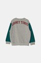 Детски памучен суичър United Colors of Benetton x Looney Tunes 3J68G10GX.P.Seasonal сив AW24