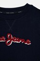 Хлопчик Дитяча бавовняна кофта Pepe Jeans NEW LAMONTY CREW PB581613 темно-синій