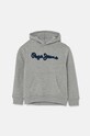 Pepe Jeans bluza dziecięca NEW LAMONTY HOODIE pozostałe szary PB581614