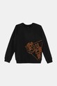 Guess bluza bawełniana dziecięca aplikacja czarny L4BQ00.KAD74.9BYH
