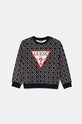 Детская хлопковая кофта Guess хлопок тёмно-синий L4BQ01.KAD73.9BYH