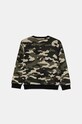 Detská bavlnená mikina Guess L4BQ01.KAD73.9BYH zelená AW24