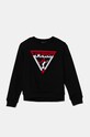 Guess bluza aplikacja czarny L4BQ08.KAD73.9BYH