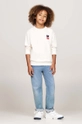 Детски суичър Tommy Hilfiger бежов KB0KB09191.9BYH.104.122