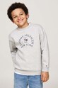 Детская кофта Tommy Hilfiger остальные серый KB0KB09192.9BYH.128.176