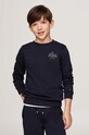 Μπλούζα Tommy Hilfiger στάμπα σκούρο μπλε KB0KB09194.9BYH.104.122