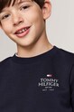 Chłopiec Tommy Hilfiger bluza dziecięca KB0KB09194.9BYH.128.176 granatowy