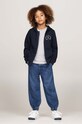 Tommy Hilfiger felpa per bambini blu navy KB0KB09386.9BYH.128.176