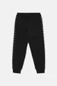 Детские хлопковые штаны Emporio Armani хлопок чёрный EB000021.AF10381